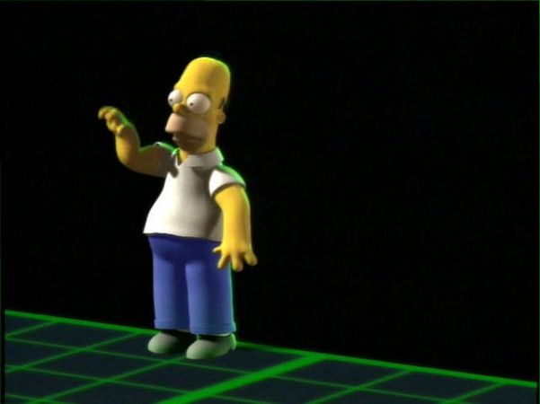 Screenshot from The Simpsons.