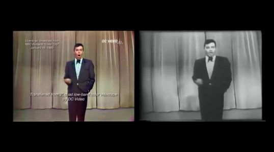 Screen shots from The Jerry Lewis Show.
